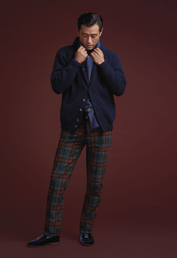 Paul Stuart Shop Plaid Lounge Look, image 1